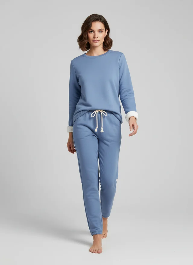 Angélique | Femme Ensemble Détente Tissu Doux Raffiné – Loungewear Féminin 2026