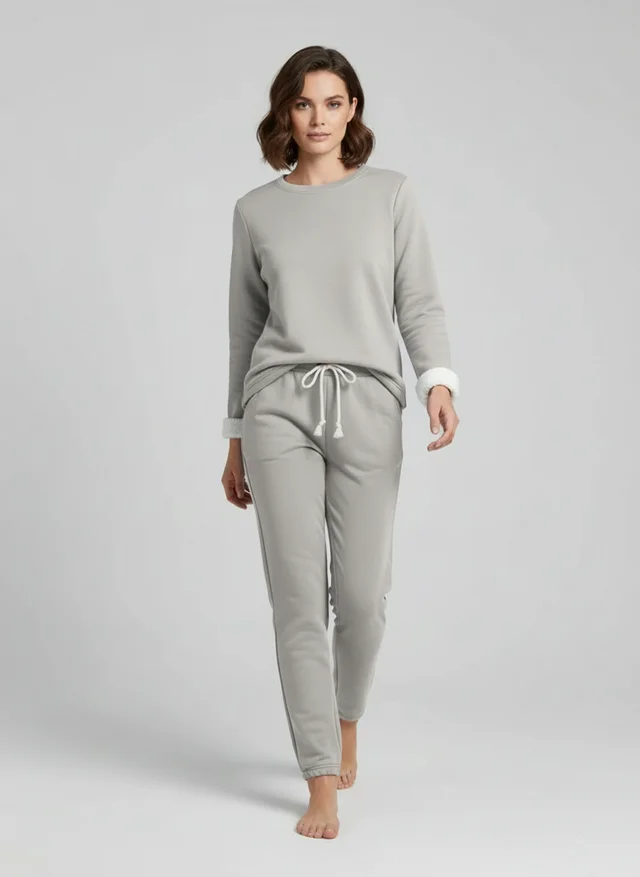Angélique | Femme Ensemble Détente Tissu Doux Raffiné – Loungewear Féminin 2026
