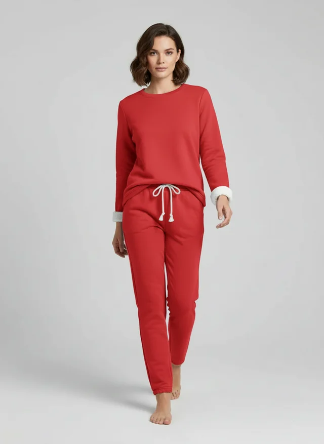 Angélique | Femme Ensemble Détente Tissu Doux Raffiné – Loungewear Féminin 2026