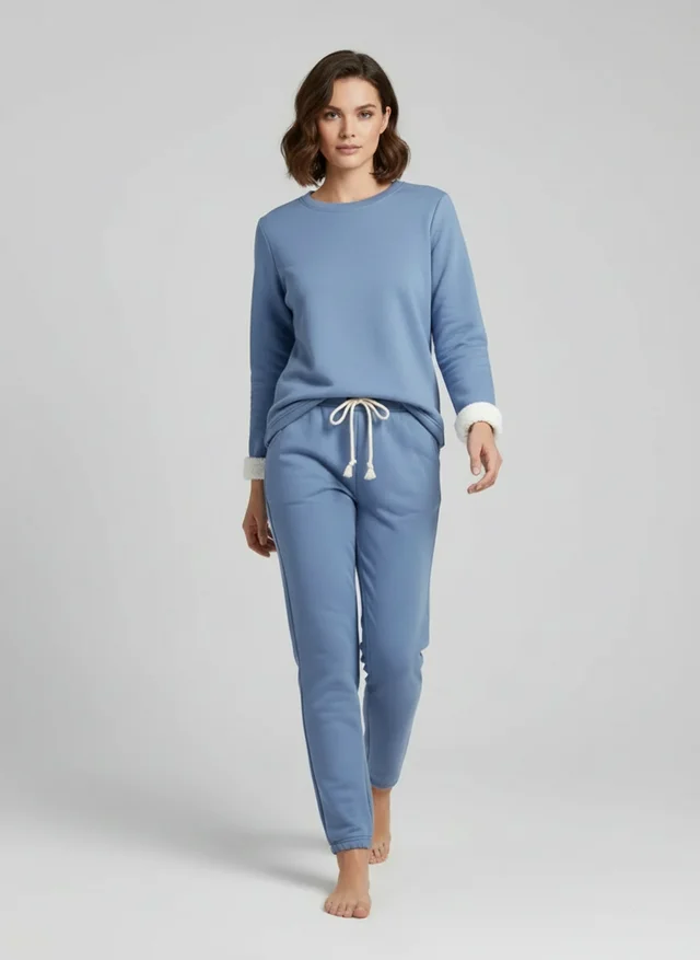 Angélique | Femme Ensemble Détente Tissu Doux Raffiné – Loungewear Féminin 2026