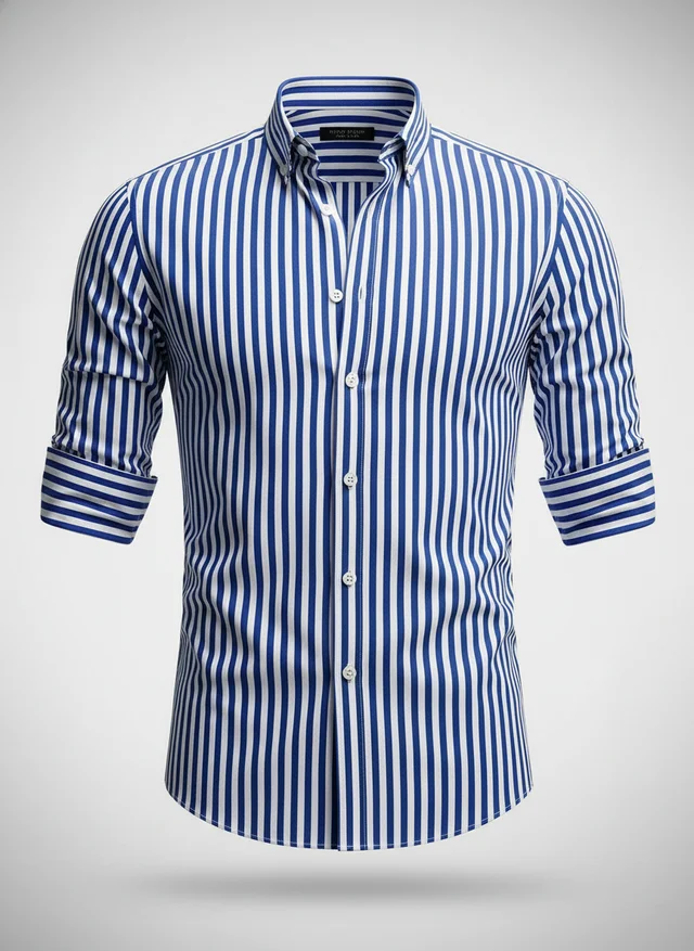 Benjamin | Homme Chemise Rayée Ajustée Style Soigné – Chemise Rayée Homme 2026