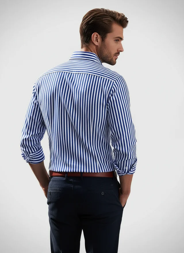 Benjamin | Homme Chemise Rayée Ajustée Style Soigné – Chemise Rayée Homme 2026