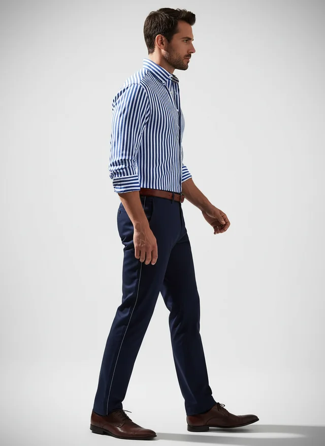 Benjamin | Homme Chemise Rayée Ajustée Style Soigné – Chemise Rayée Homme 2026