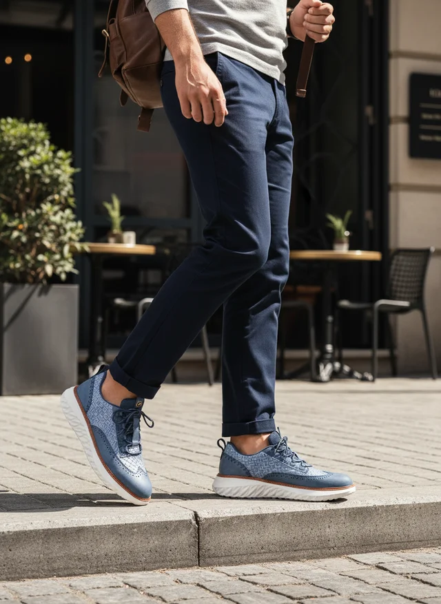 Benoît | Homme Richelieus Cuir Tissé Premium – Richelieus Luxe Homme Confort 2026