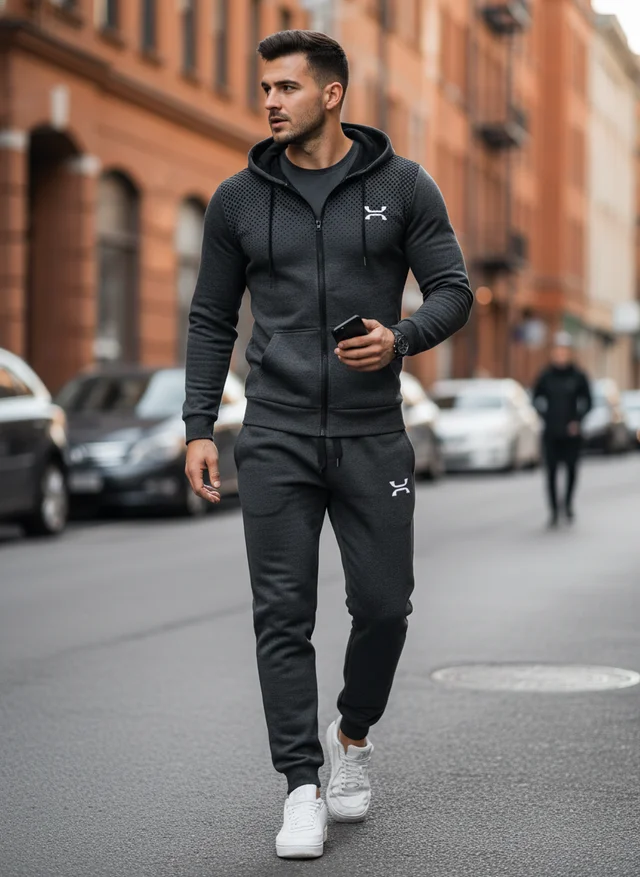 Damien | Homme Ensemble Sport Hoodie Jogging – Ensemble Sportif Confort 2026