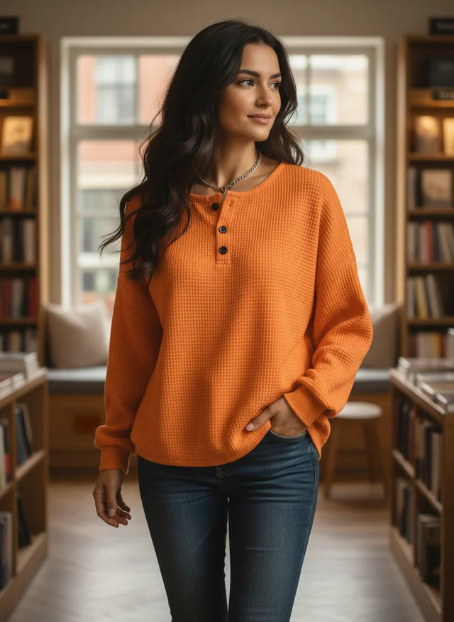 Emilie | Femme Pull Oversize Texturé Maille Douce – Pull Oversize Femme 2026