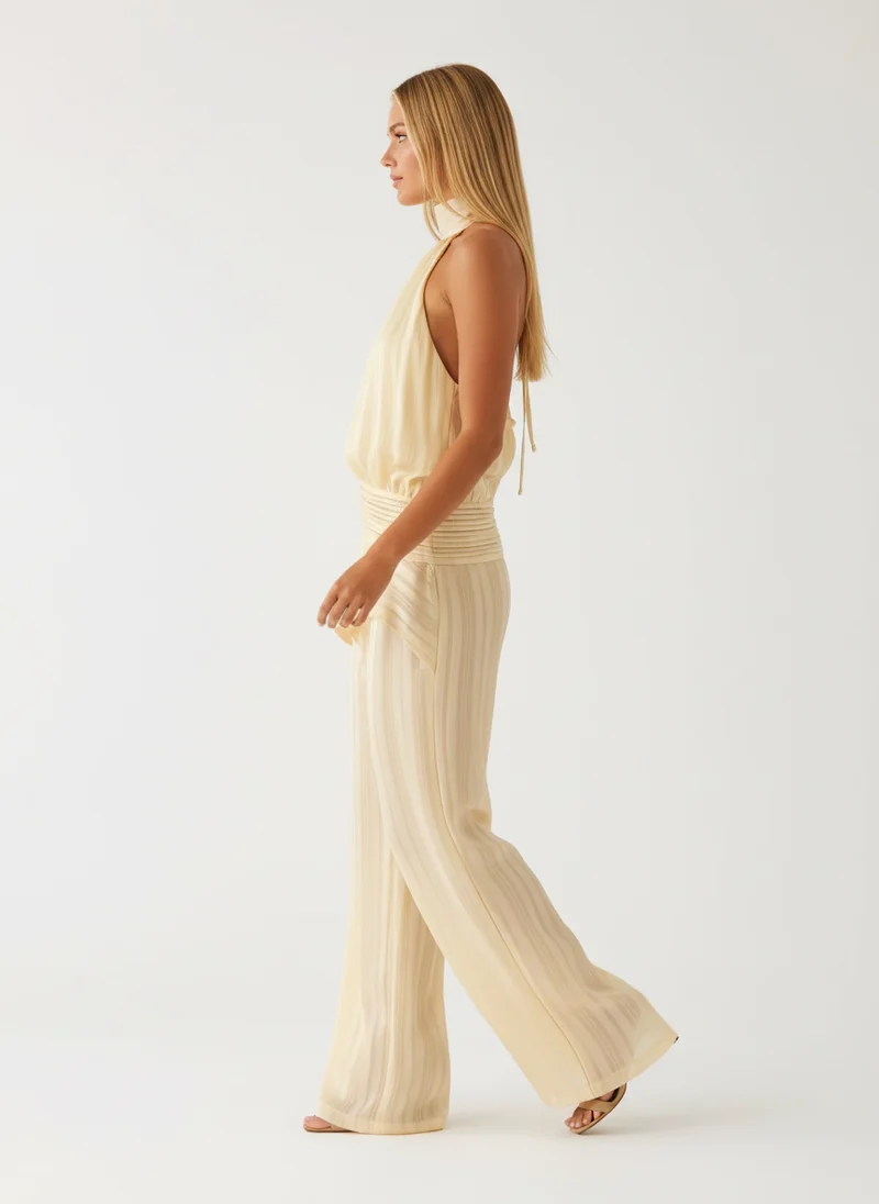Gaëlle | Femme Mini Robe Chiffon Jaune Légère Élégante – Robe Mini Chiffon 2026