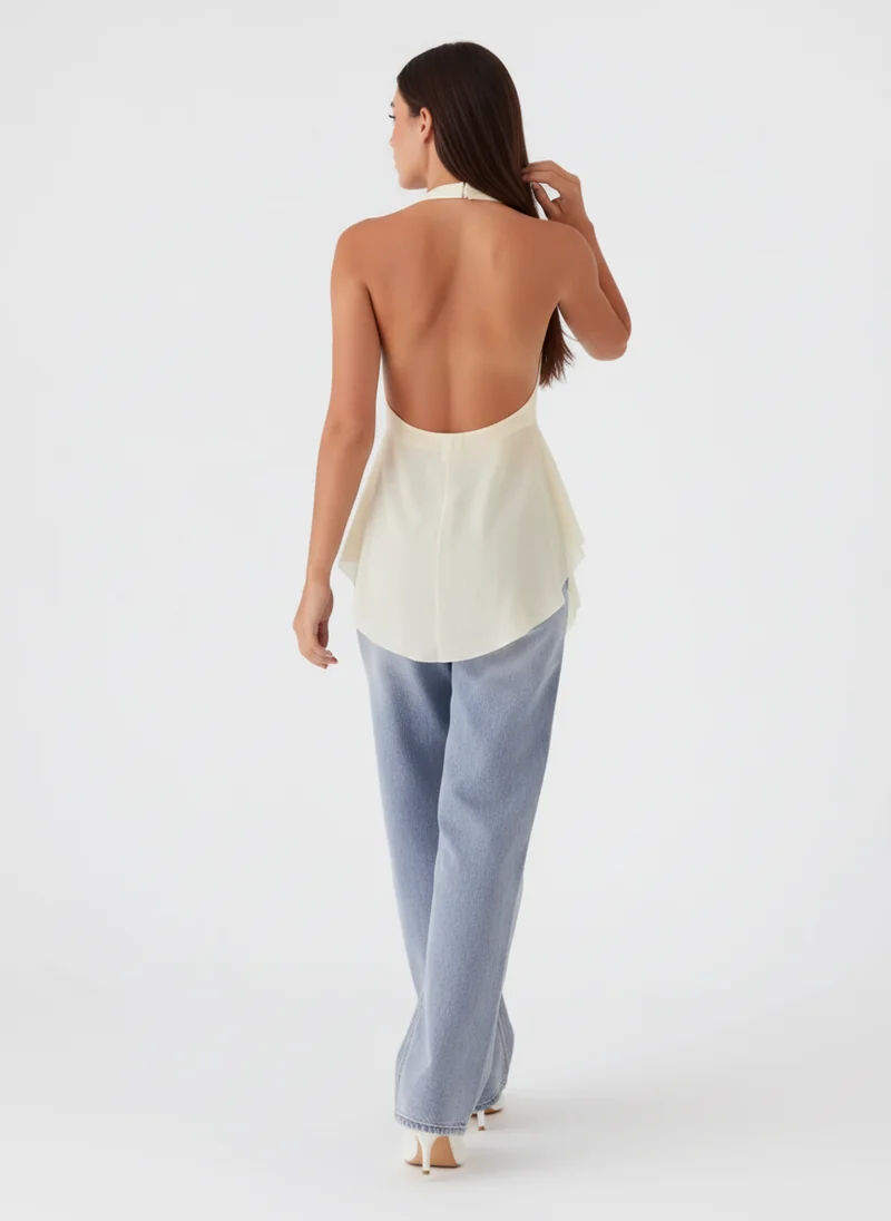 Hortense | Femme Top Maille Jaune Doux Élégant – Top Maille Coloré Femme 2026