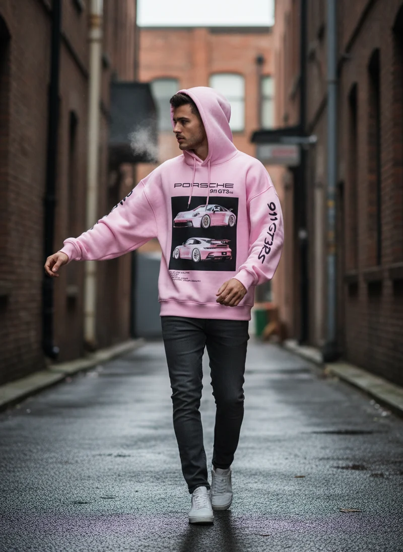 Guillaume | Homme Hoodie Confortable Imprimé Graphique – Sweat Graphique 2026