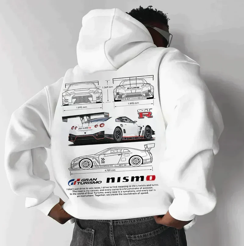 Guillaume | Homme Hoodie Confortable Imprimé Graphique – Sweat Graphique 2026