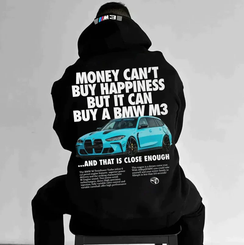 Guillaume | Homme Hoodie Confortable Imprimé Graphique – Sweat Graphique 2026