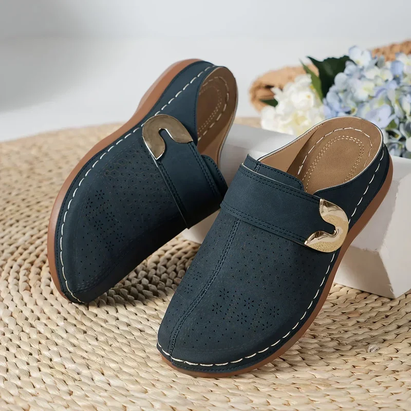 Caprielle™ Sandales à semelles compensées chic