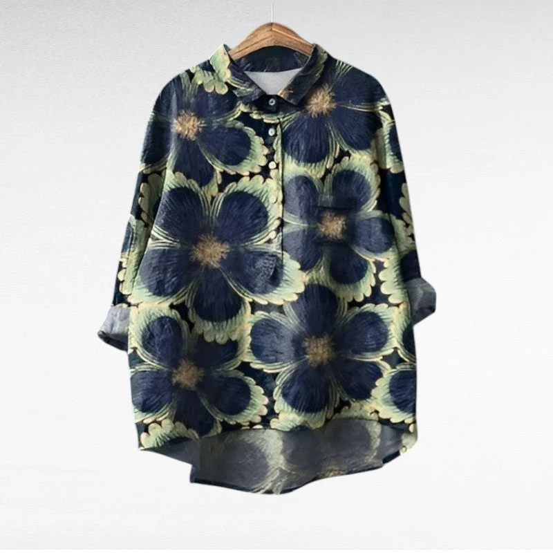 Camille | Élégante Blouse d'Été en Lin