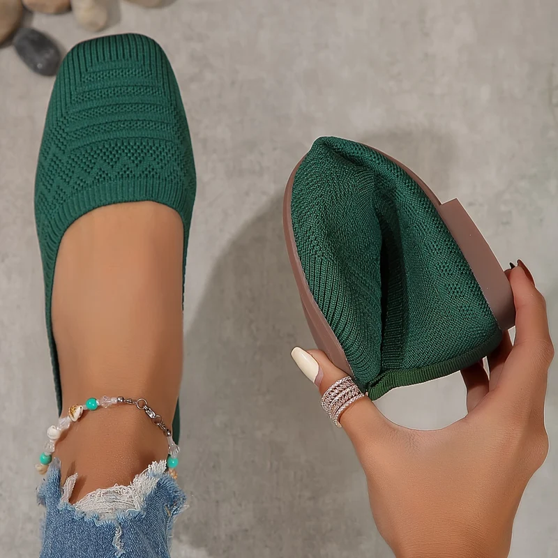 Olia | Ballerines Tissu Tissé Confort