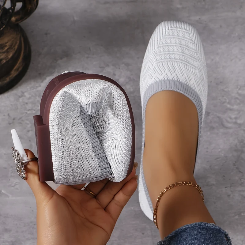 Olia | Ballerines Tissu Tissé Confort