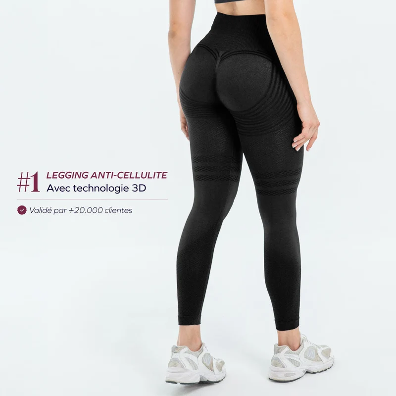 Legging 3D | Noir
