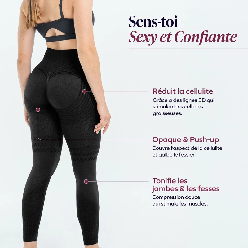Legging 3D | Noir
