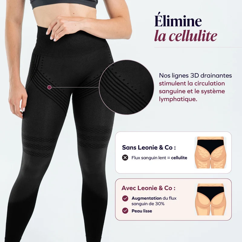 Legging 3D | Noir