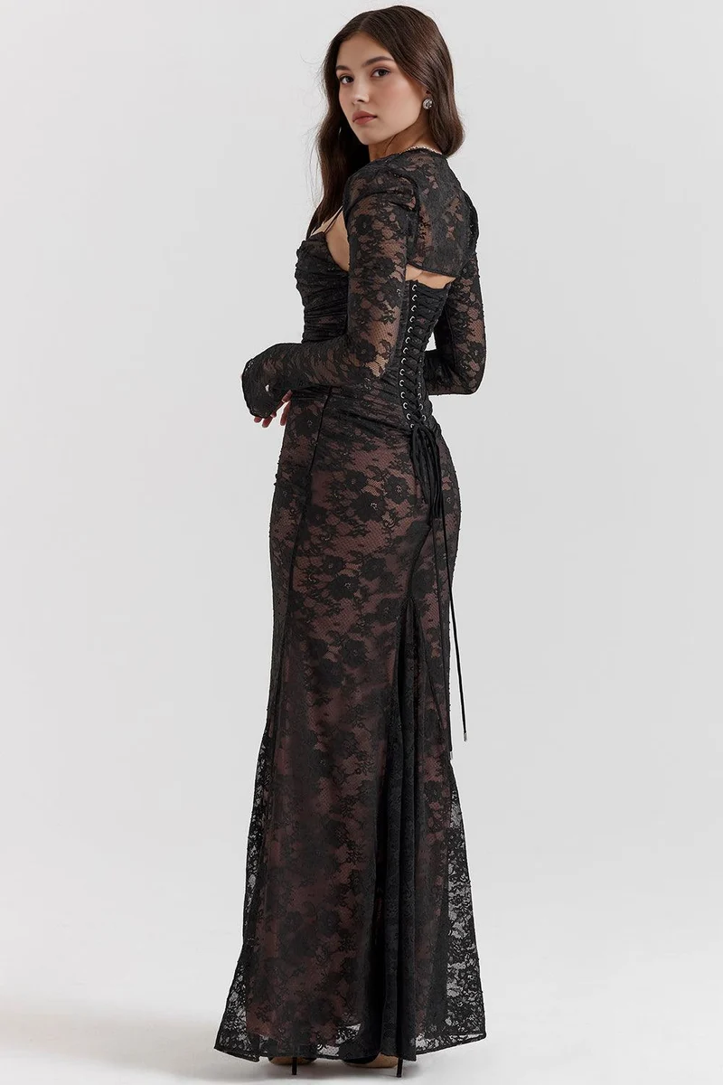 Chloé | Robe Maxi en Dentelle