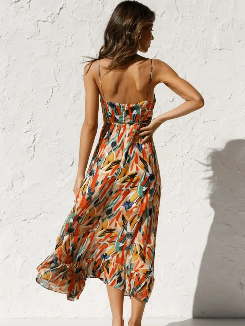 Chiara™ | Colorful Midi Dress