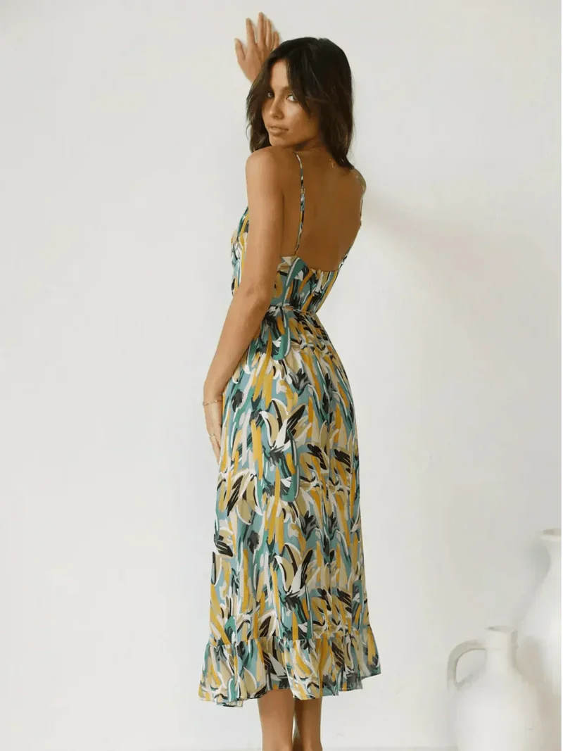 Chiara™ | Colorful Midi Dress