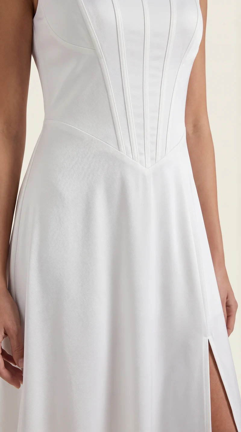 Robe corset midi femme tenue invité mariage