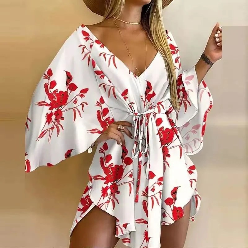 Robe d'été élégante, sexy, pour femme, plage