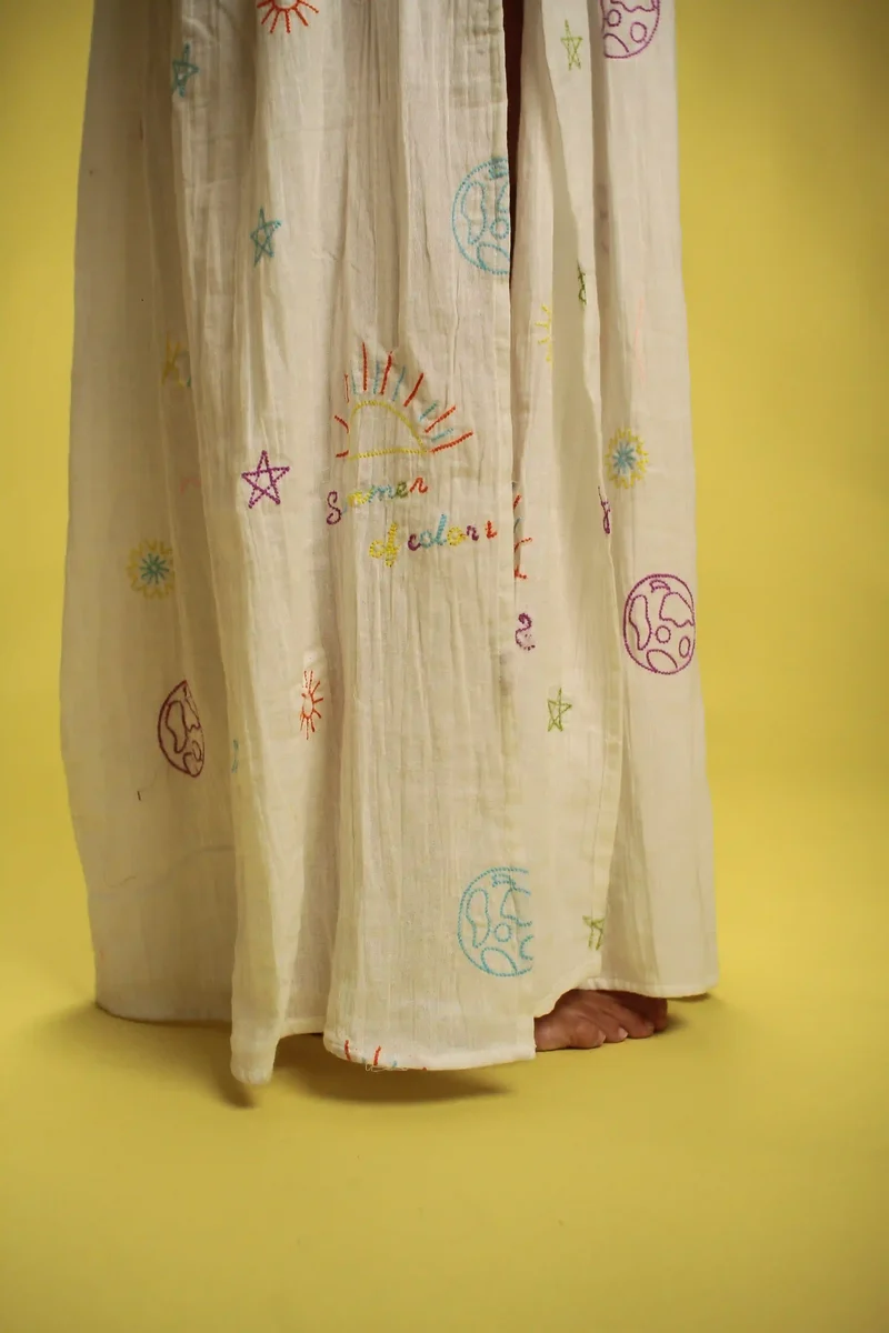 Robe Moon Coton blanc