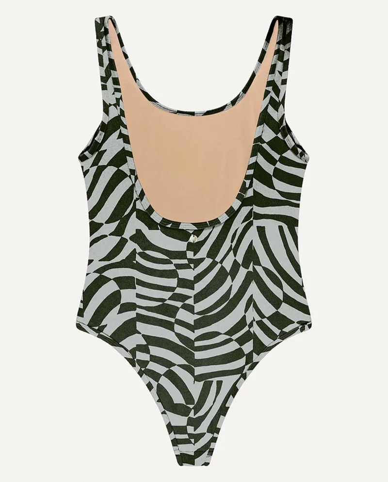 Maillot une pièce en éponge recyclé