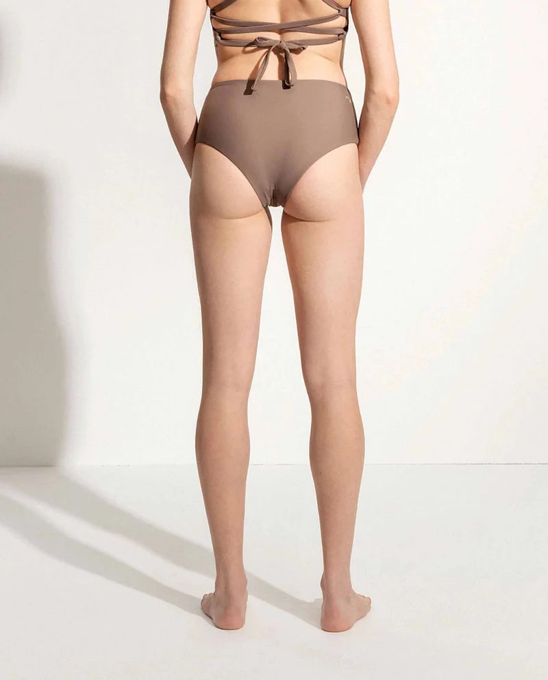 Bas de maillot taille haute recyclé
