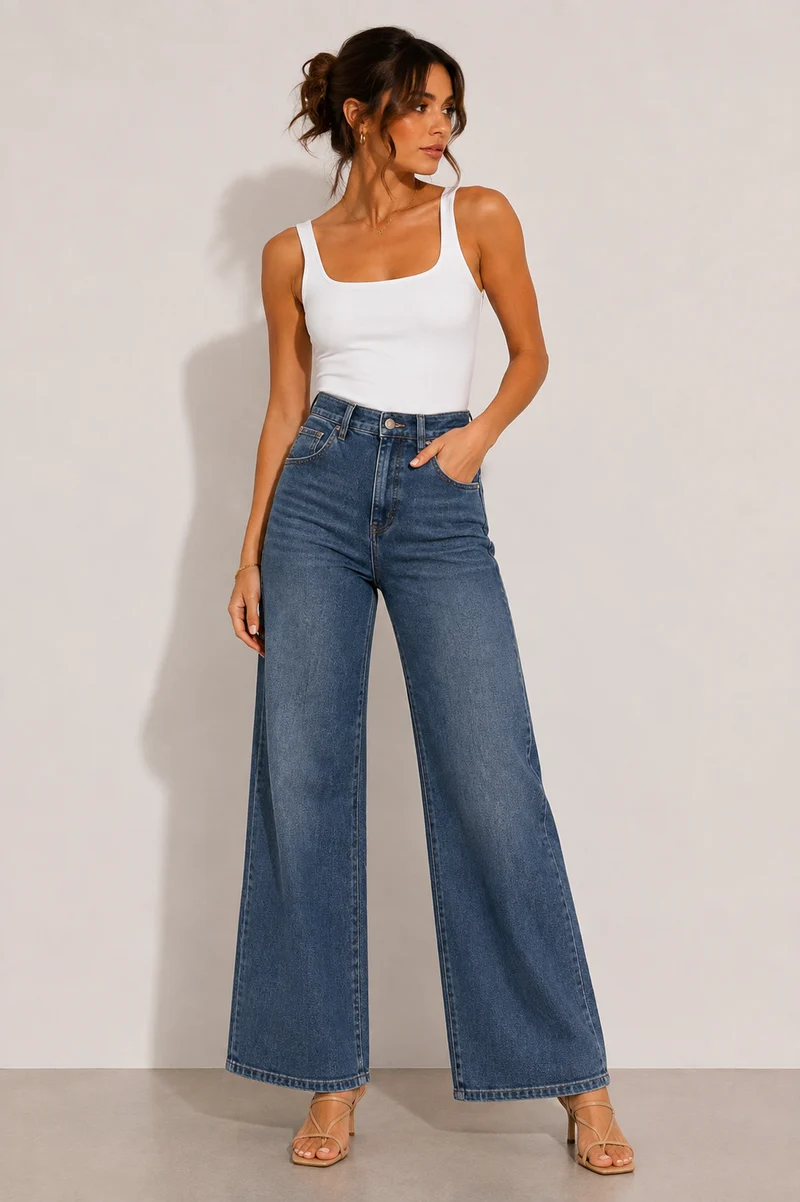 LASSO MID RISE CLEAN HEM