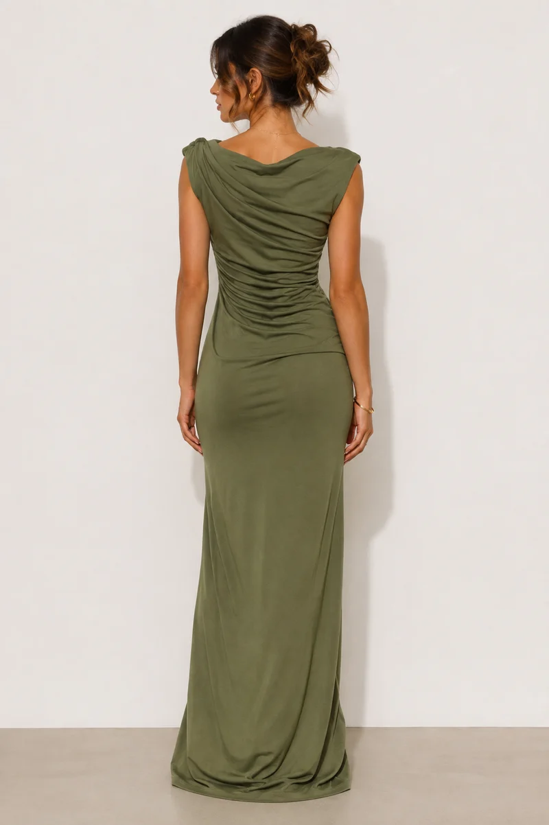 ASTER MESH MIDI DRESS