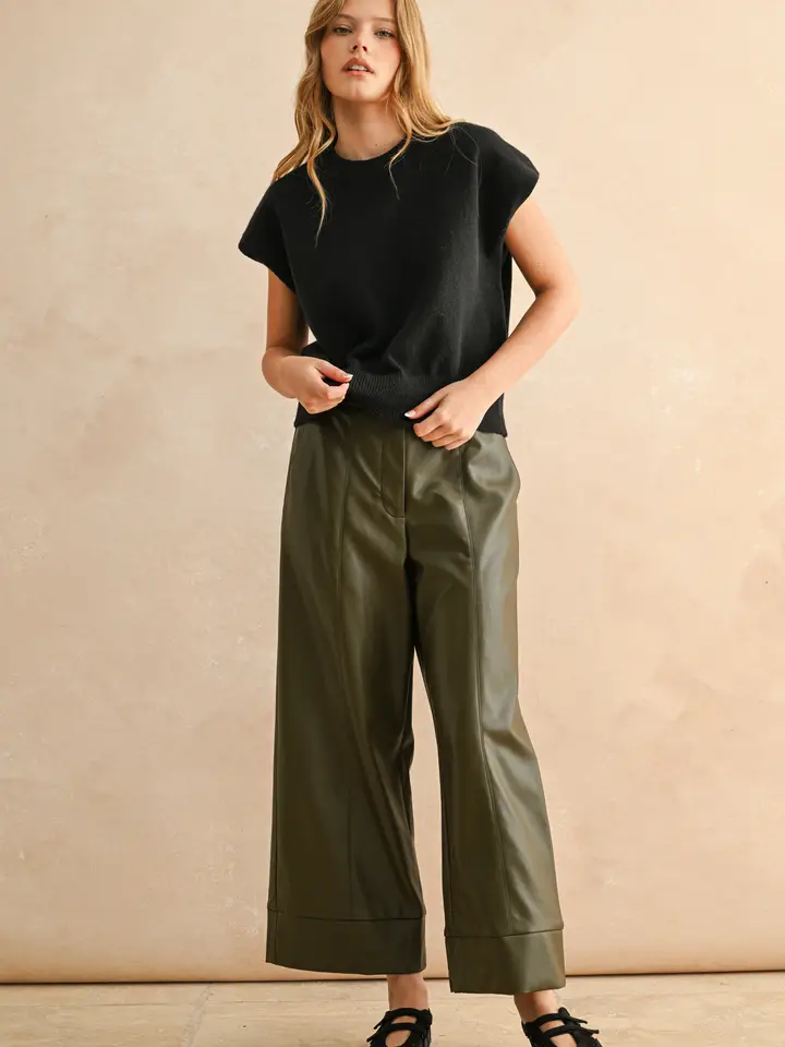 Relax and Go Loose Fit Short Sleeve Sweater Top