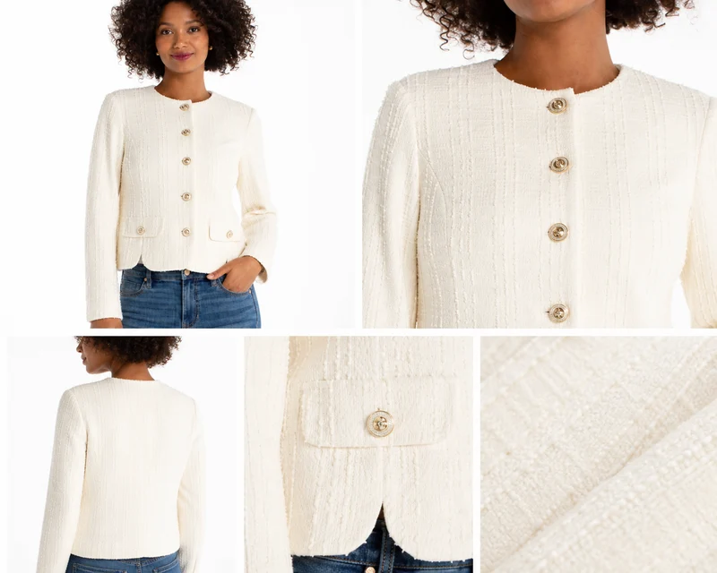 BECKETT COLLARLESS JACKET