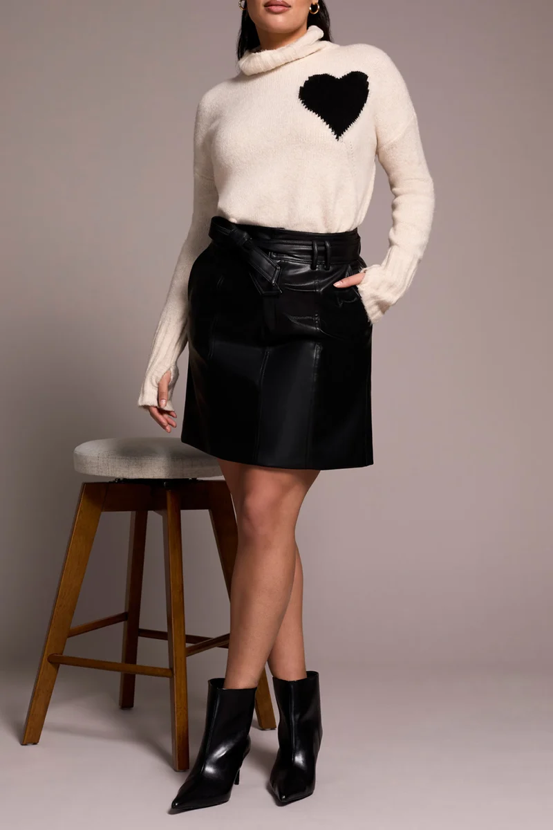 BRONCO LINED SKIRT