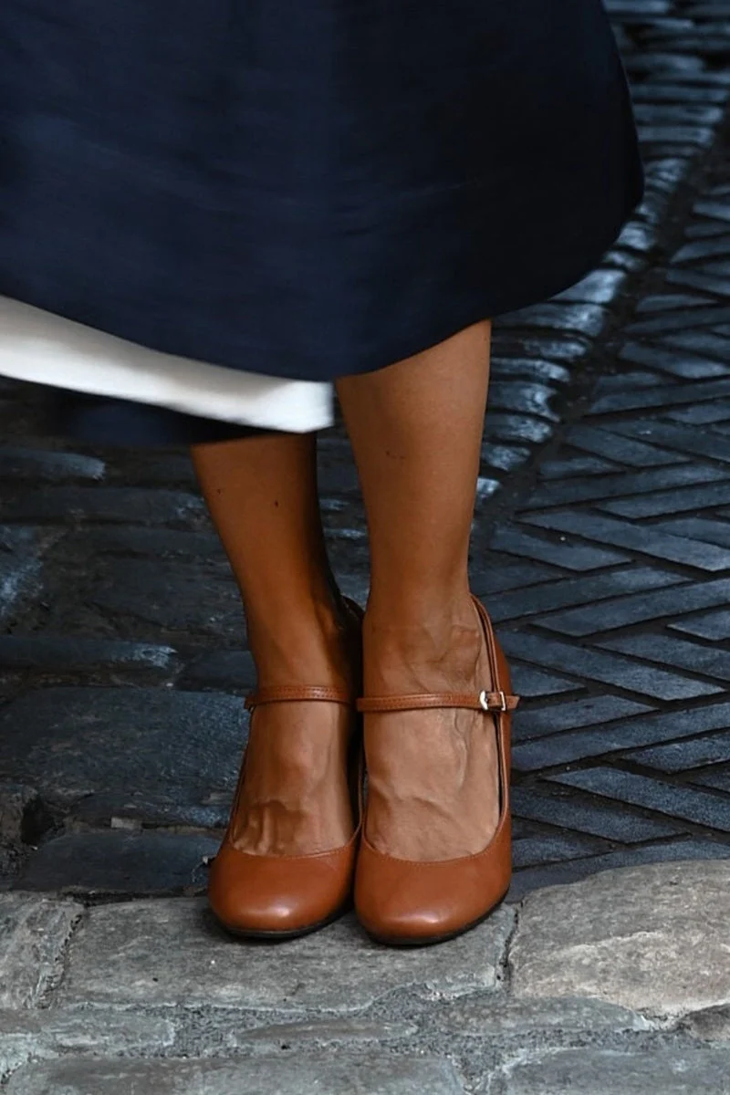 Sandales à talon carré pour femme – Modèle estival de tous les jours à boucle réglable