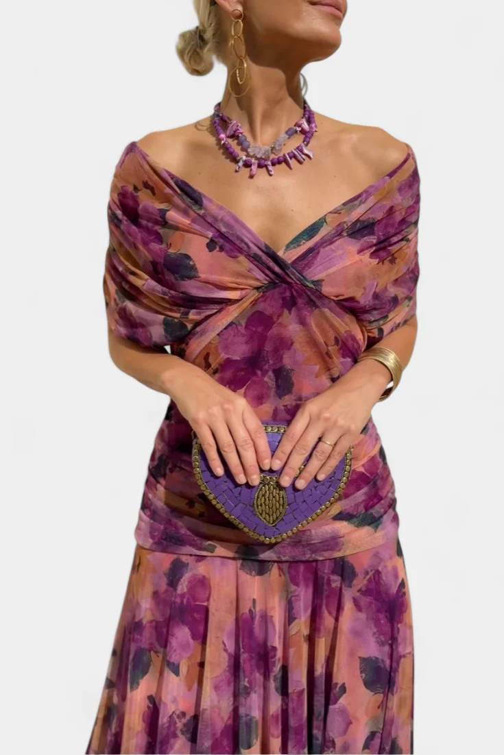 Rebeca Robe Élégante Femme – Style Soirée à Manches Transparentes