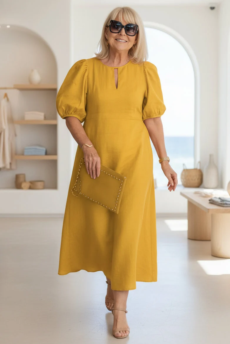 Robe Maxi Noire Élégante Femme – Tenue de Soirée Formelle