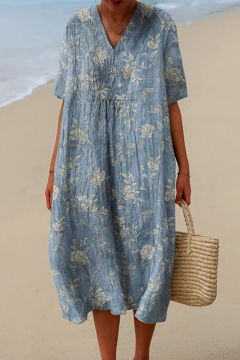 Robe Blue Willow – Robe Artistique Inspirée de l’Art