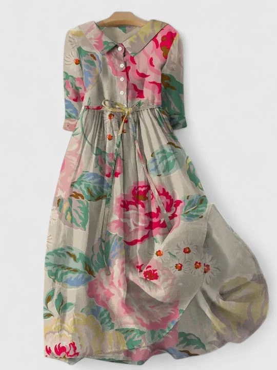 Myzareah | Robe Élégante de Printemps Précoce