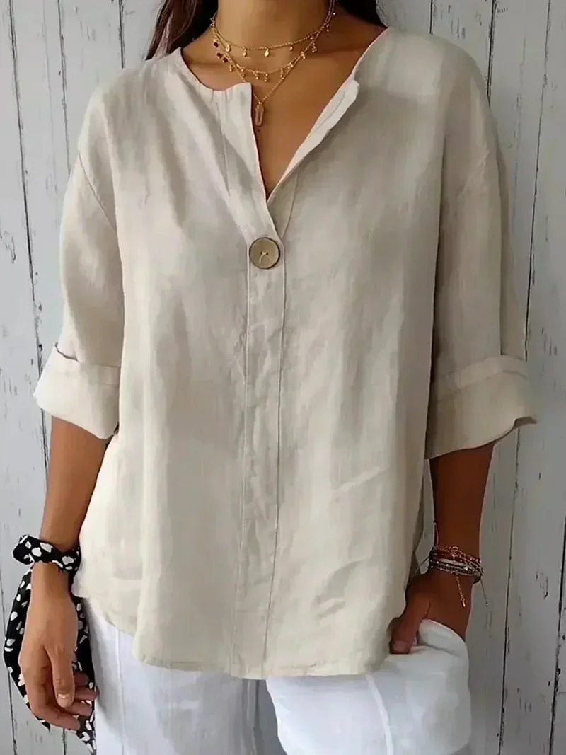Zahira | Haut V-Neck Détendu