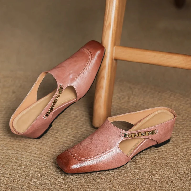 Armelle │ Mules en cuir