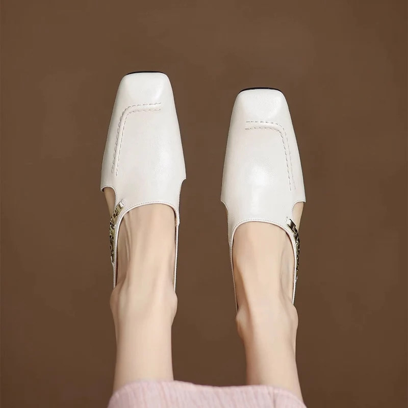 Armelle │ Mules en cuir
