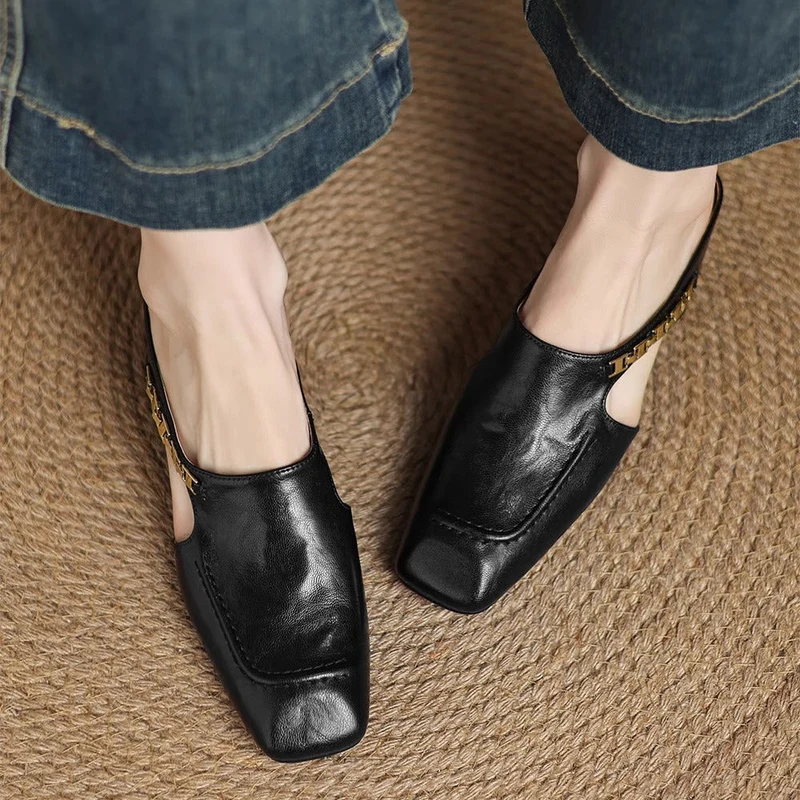 Armelle │ Mules en cuir