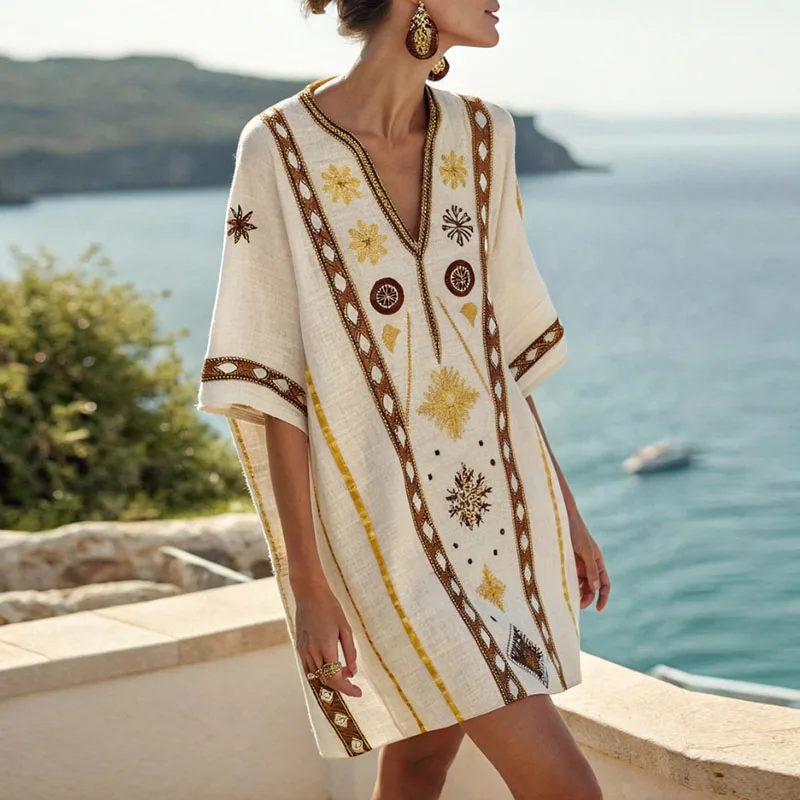 Vera | Robe de plage élégante et confortable pour les journées d'été