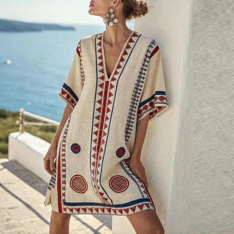 Marit | Robe de Plage Élégante pour un Style Estival