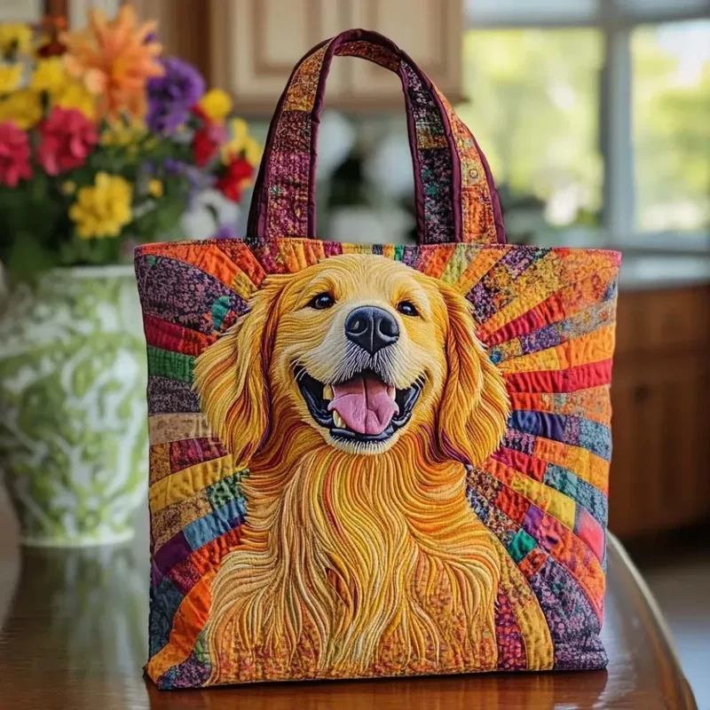 Compagnon Doré | Sac en Tissu Matelassé Fait Main
