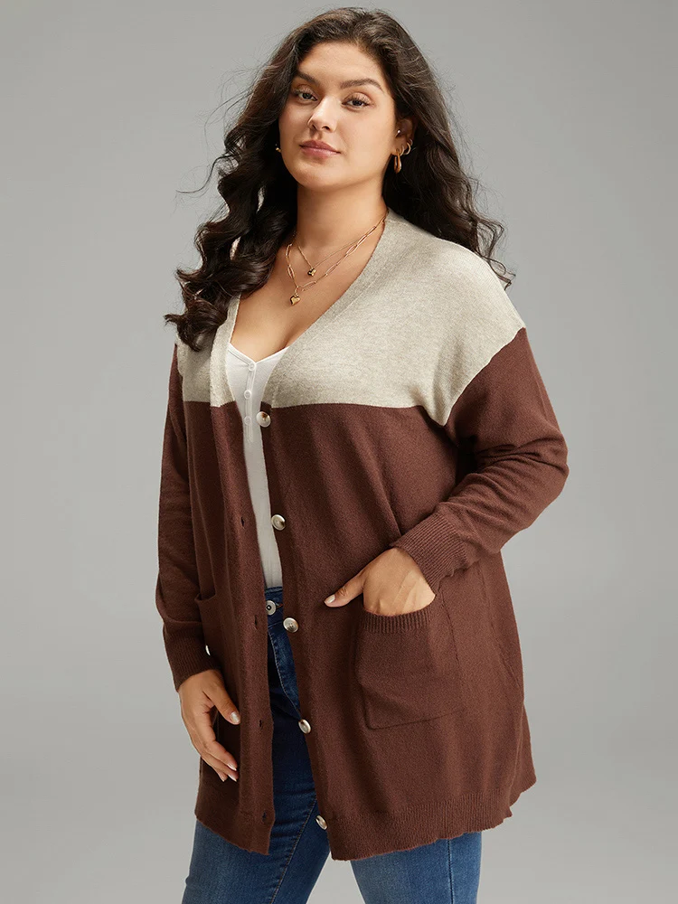 Supersoft Essentials Anti-Pilling Contrast Button Up Pullover