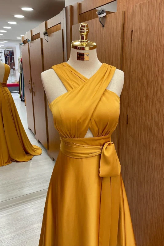 Robe de bal élégante à bretelles et dos nu : une robe longue et fluide pour les occasions spéciales