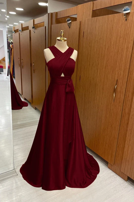 Robe de bal élégante à bretelles et dos nu : une robe longue et fluide pour les occasions spéciales